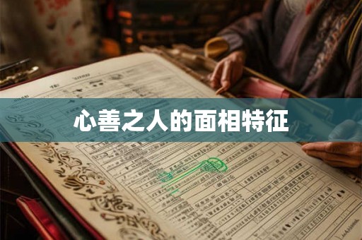 心善之人的面相特征