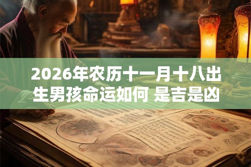 2026年农历十一月十八出生男孩命运如何 是吉是凶