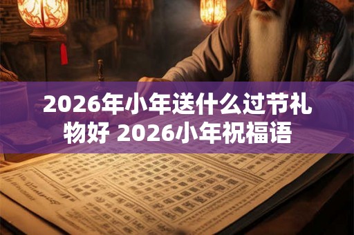 2026年小年送什么过节礼物好 2026小年祝福语