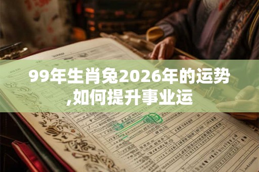 99年生肖兔2026年的运势,如何提升事业运