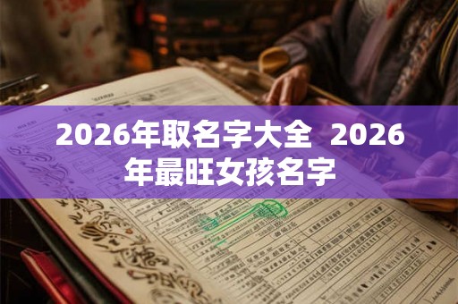 2026年取名字大全 2026年最旺女孩名字 2026年取名字大全 2026年最旺女孩名字