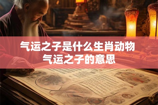 气运之子是什么生肖动物 气运之子的意思