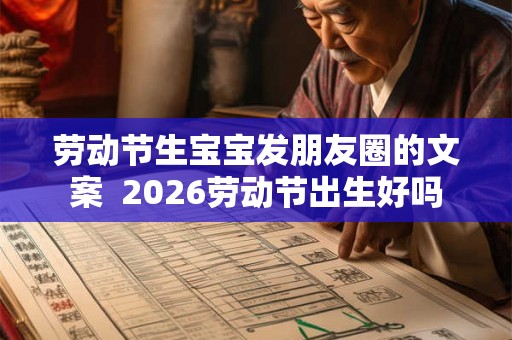 劳动节生宝宝发朋友圈的文案  2026劳动节出生好吗