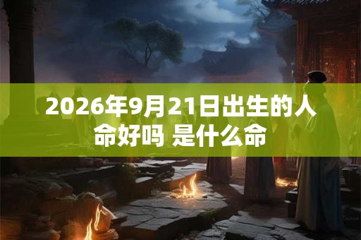 2026年9月21日出生的人命好吗 是什么命