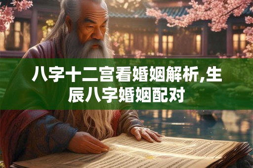 八字十二宫看婚姻解析,生辰八字婚姻配对
