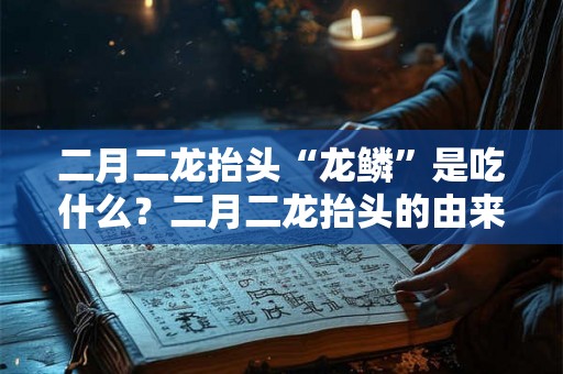 二月二龙抬头“龙鳞”是吃什么?二月二龙抬头的由来? 二月二龙抬头“龙鳞”是吃什么?二月二龙抬头的由来?