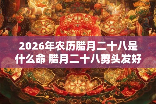 2026年农历腊月二十八是什么命 腊月二十八剪头发好吗