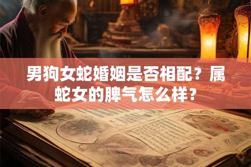 男狗女蛇婚姻是否相配？属蛇女的脾气怎么样？