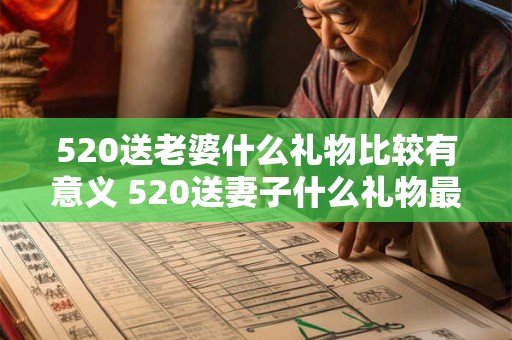 520送老婆什么礼物比较有意义 520送妻子什么礼物最有意义