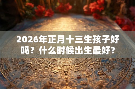 2026年正月十三生孩子好吗？什么时候出生最好？
