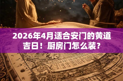 2026年4月适合安门的黄道吉日！厨房门怎么装？