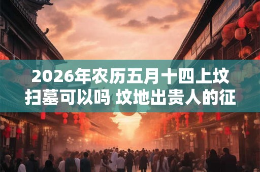 2026年农历五月十四上坟扫墓可以吗 坟地出贵人的征兆
