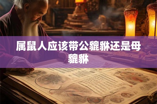 属鼠人应该带公貔貅还是母貔貅