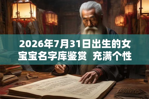 2026年7月31日出生的女宝宝名字库鉴赏  充满个性的名字