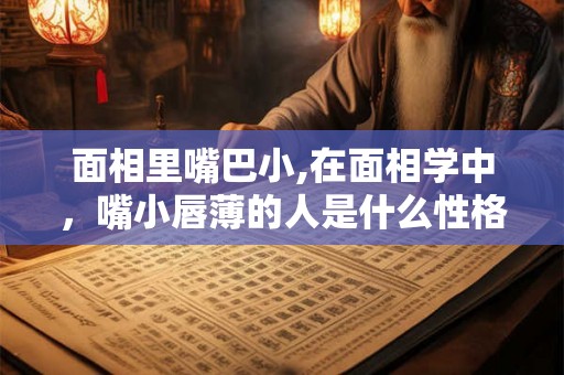 面相里嘴巴小,在面相学中,嘴小唇薄的人是什么性格? 面相里嘴巴小,在面相学中,嘴小唇薄的人是什么性格?