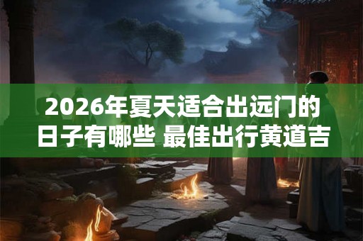 2026年夏天适合出远门的日子有哪些 最佳出行黄道吉日查询