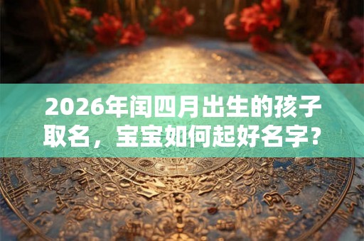 2026年闰四月出生的孩子取名，宝宝如何起好名字？