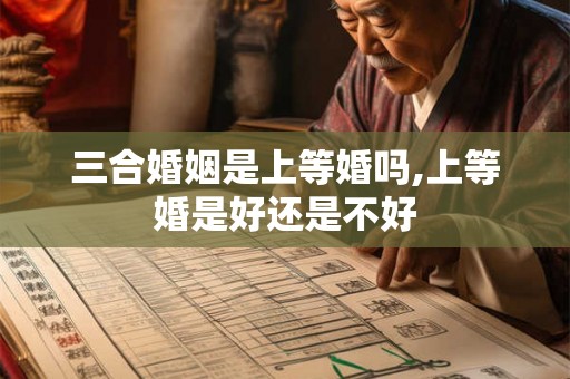 三合婚姻是上等婚吗,上等婚是好还是不好