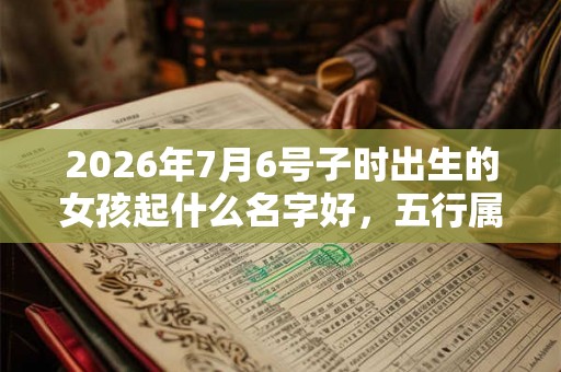 2026年7月6号子时出生的女孩起什么名字好，五行属什么