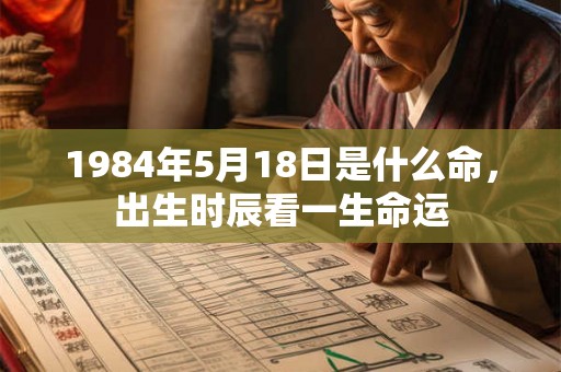 1984年5月18日是什么命,出生时辰看一生命运 1984年5月18日是什么命,出生时辰看一生命运