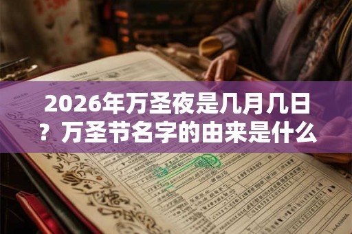 2026年万圣夜是几月几日？万圣节名字的由来是什么？