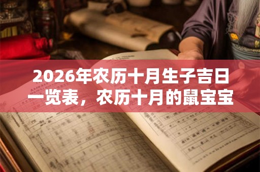 2026年农历十月生子吉日一览表，农历十月的鼠宝宝好不好？