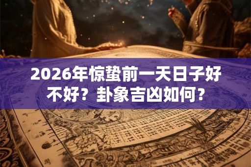 2026年惊蛰前一天日子好不好？卦象吉凶如何？