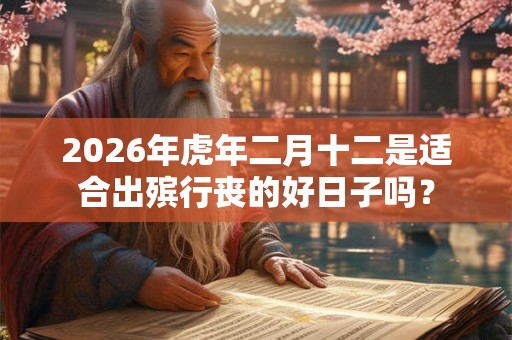 2026年虎年二月十二是适合出殡行丧的好日子吗？