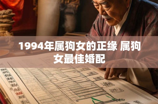 1994年属狗女的正缘 属狗女最佳婚配