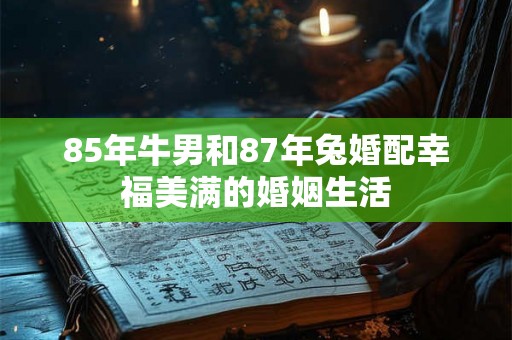 85年牛男和87年兔婚配幸福美满的婚姻生活 85年牛男和87年兔婚配幸福美满的婚姻生活