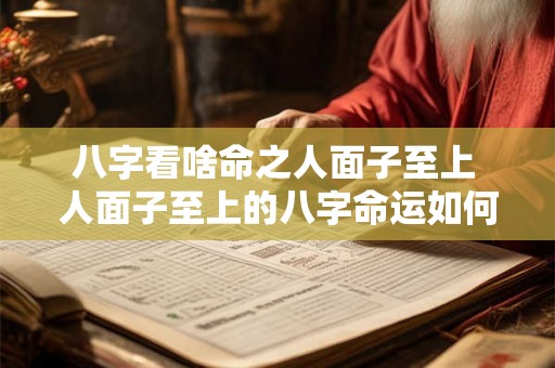 八字看啥命之人面子至上 人面子至上的八字命运如何