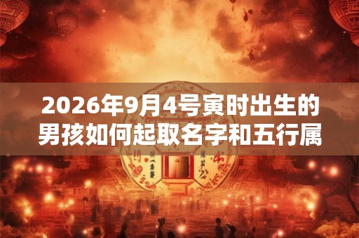 2026年9月4号寅时出生的男孩如何起取名字和五行属性是什么 2026年9月4号寅时出生的男孩如何起取名字和五行属性是什么
