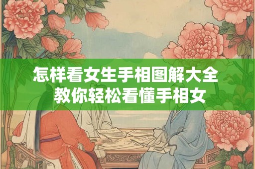 怎样看女生手相图解大全  教你轻松看懂手相女