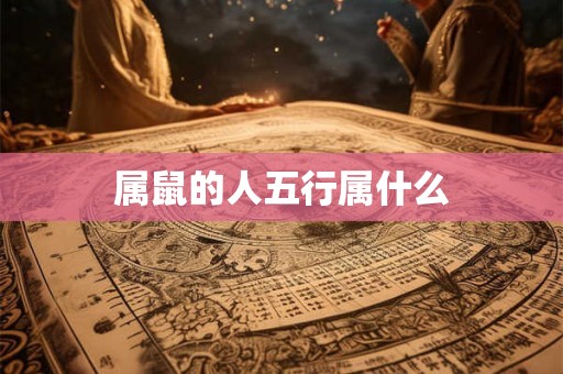 属鼠的人五行属什么