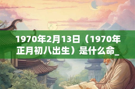1970年2月13日（1970年正月初八出生）是什么命_命运如何