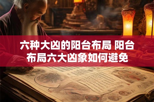 六种大凶的阳台布局 阳台布局六大凶象如何避免