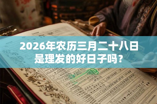 2026年农历三月二十八日是理发的好日子吗？