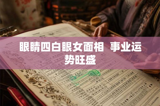 眼睛四白眼女面相 事业运势旺盛 眼睛四白眼女面相 事业运势旺盛