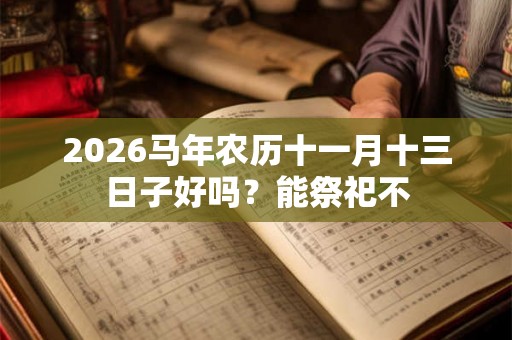 2026马年农历十一月十三日子好吗？能祭祀不