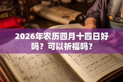 2026年农历四月十四日好吗？可以祈福吗？