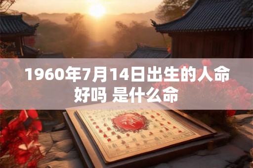 1960年7月14日出生的人命好吗 是什么命