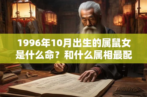 1996年10月出生的属鼠女是什么命？和什么属相最配？
