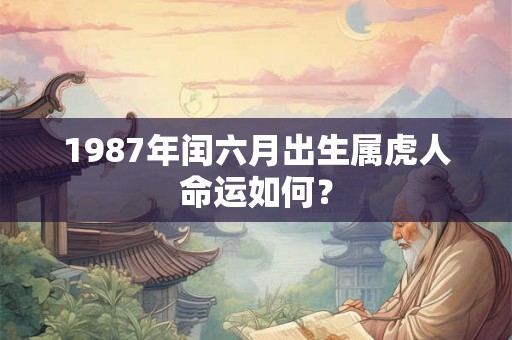 1987年闰六月出生属虎人命运如何？