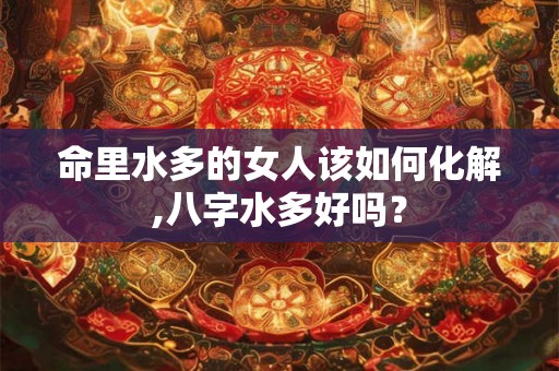 命里水多的女人该如何化解,八字水多好吗? 命里水多的女人该如何化解,八字水多好吗?