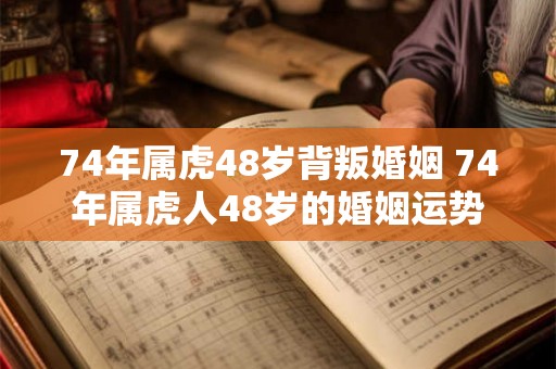 74年属虎48岁背叛婚姻 74年属虎人48岁的婚姻运势