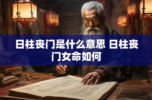 日柱丧门是什么意思 日柱丧门女命如何 日柱丧门是什么意思 日柱丧门女命如何