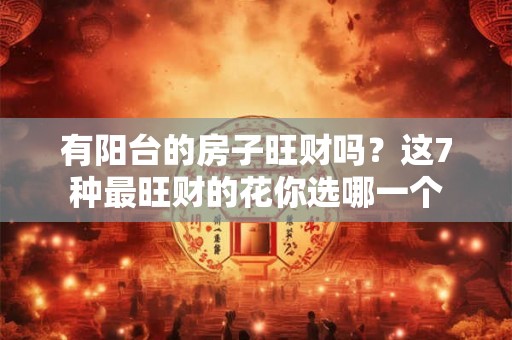有阳台的房子旺财吗？这7种最旺财的花你选哪一个
