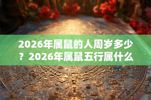 2026年属鼠的人周岁多少？2026年属鼠五行属什么？