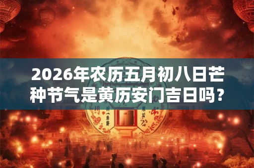 2026年农历五月初八日芒种节气是黄历安门吉日吗？