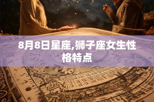 8月8日星座,狮子座女生性格特点